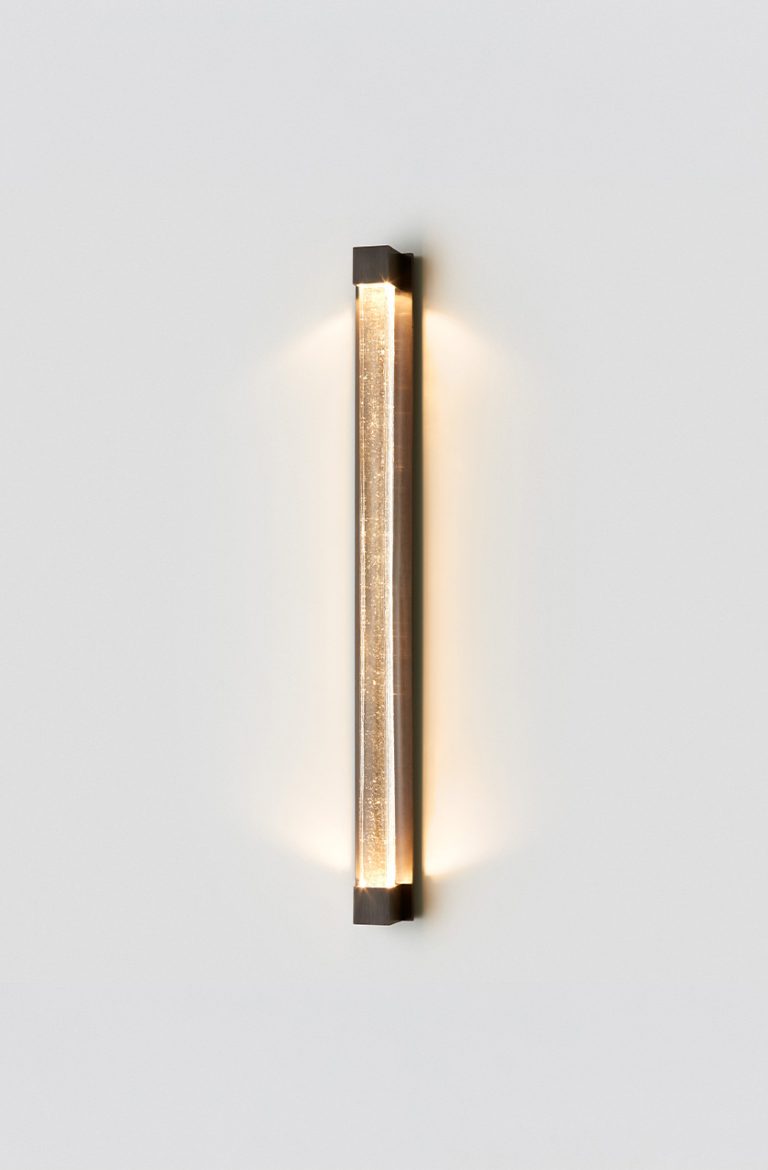 Articolo Studios Luxury lighting fini Wall Sconce in Bronze with clear shade