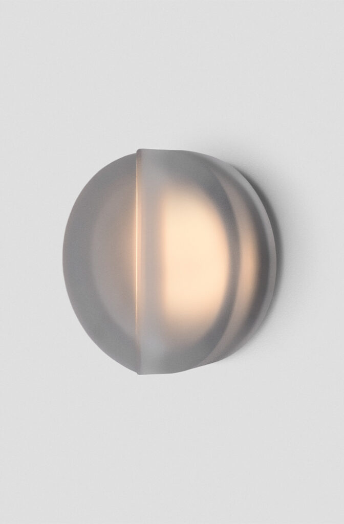 Articolo Studios Luxury Lighting Occhi Maxi Wall Sconce with Frosted Shade
