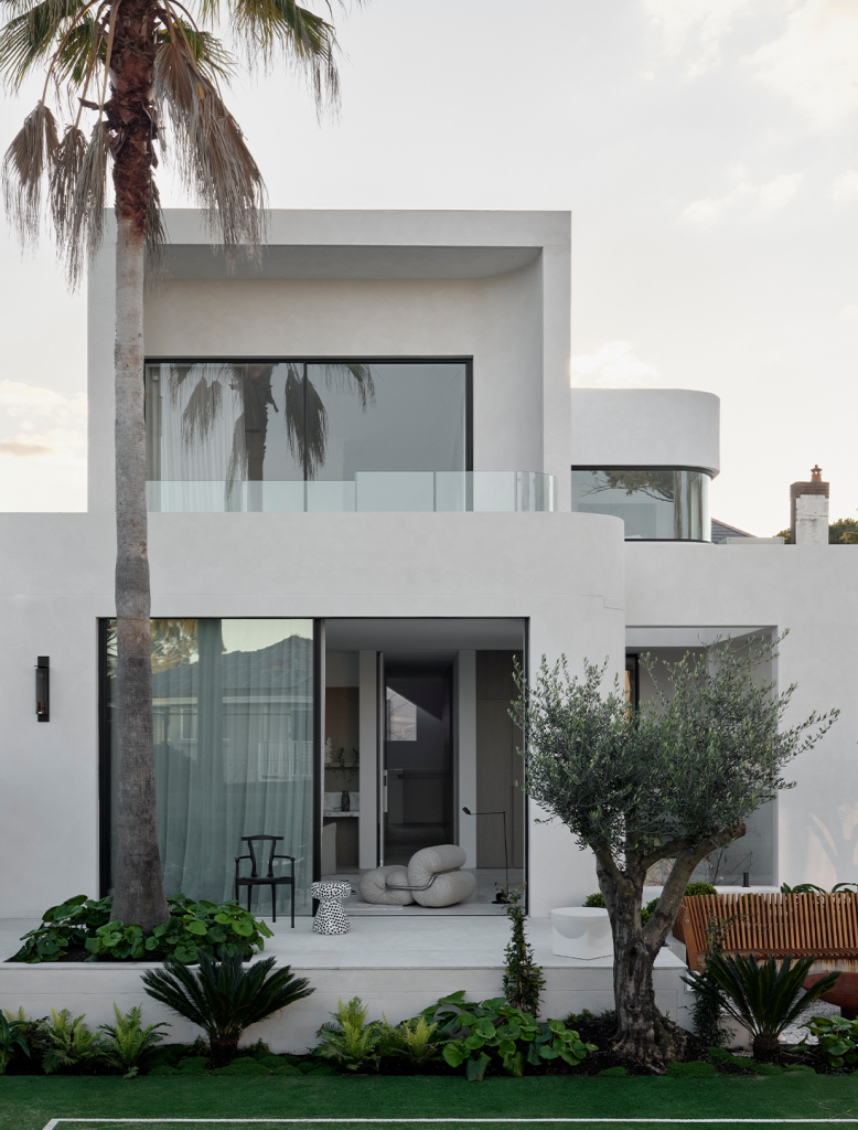 Articolo Studios Luxury Lighting Eclipse Tall Wall Sconce in Strathfield Residence