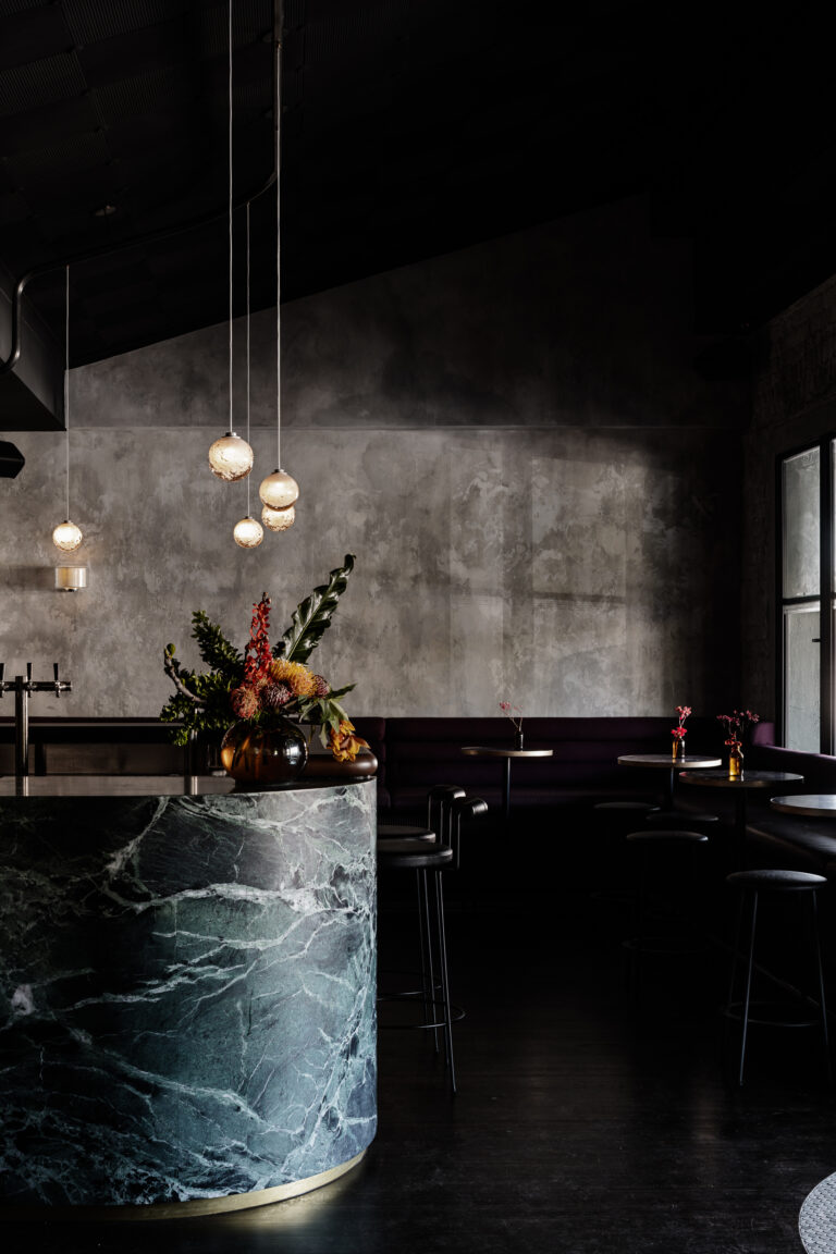 Articolo Studios Custom Fizi Multi Drop Pendant Bespoke Design Bronze Installation Lighting Design