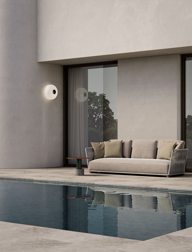 Articolo Studios Luxury Lighting Rolo Backeard Facing Large Wall Sconce in Visualisation