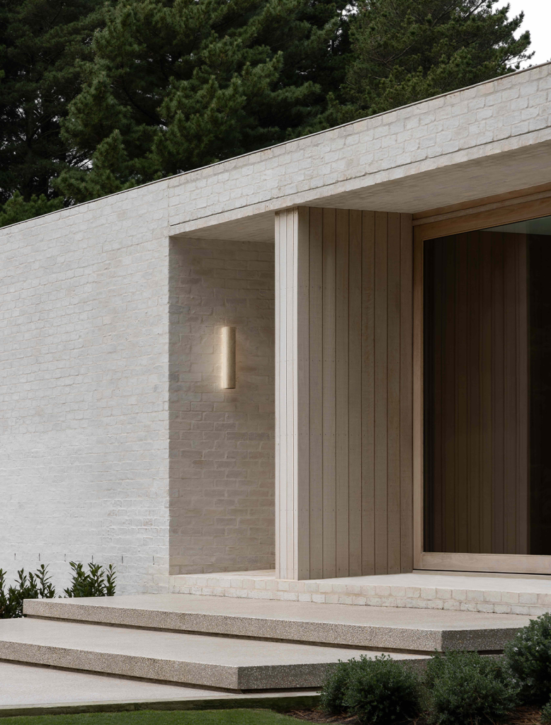Articolo Studios Luxury Lighting Exterior 12:40 Wall Sconce in Cape Schanck Residence