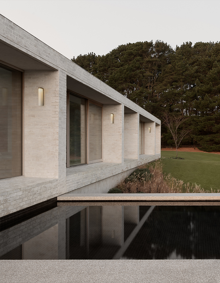 Articolo Studios Luxury Lighting Exterior Slim Wall Sconces in Cape Schanck Residence